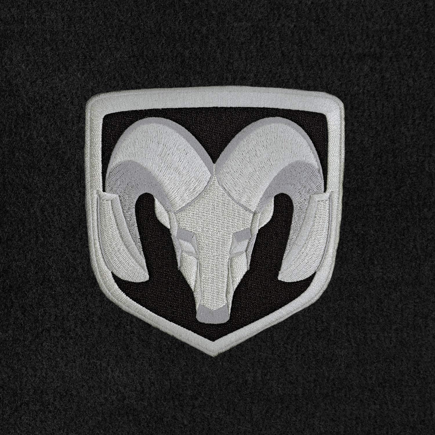 Lloyd Mats Custom-Fit Carpeted Floor Mats Premium Luxury Car Floor Liners for Dodge RAM 1500 2012.5-2019 Crew Cab/Quad Cab (Charcoal, Front Mats - Crew Cab) - Image 2