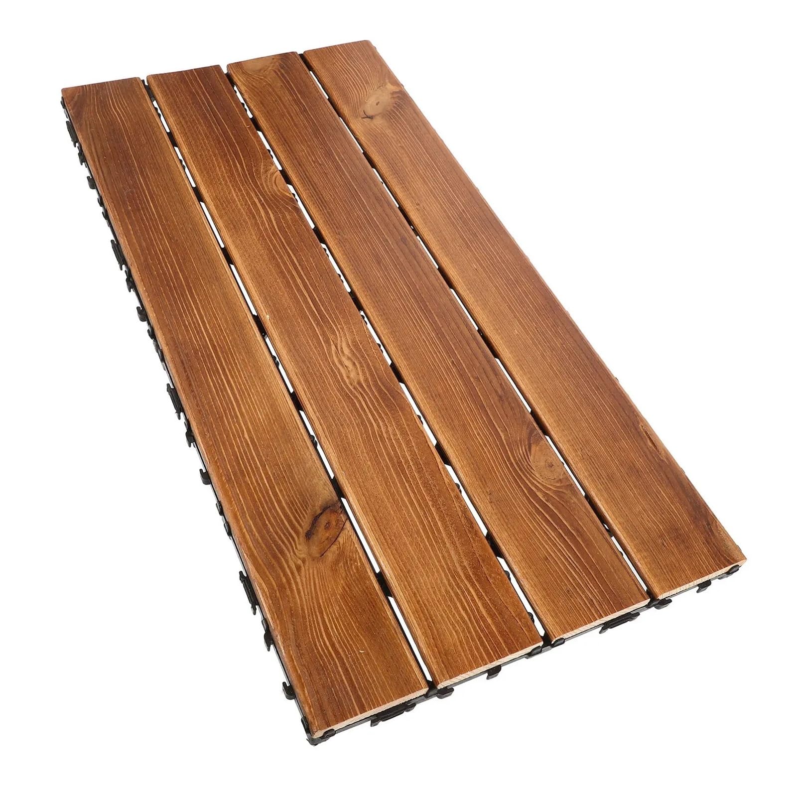 Baldosa Madera Carbonizada Multiusos Exterior