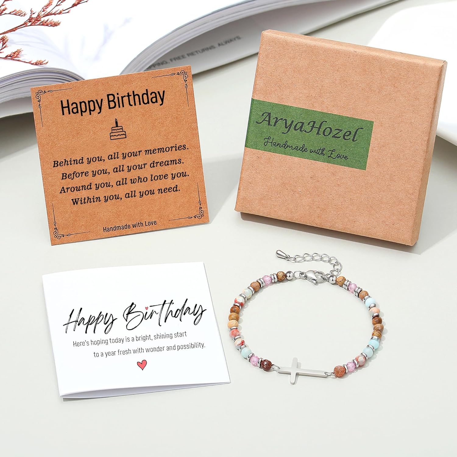 Christian Cross Bracelet for Women - Valentine's Day Gifts for Her, 13th to 60th Birthday Gifts for Women | Christmas/Graduation/Easter Gift, Religious Jewelry - Image 9