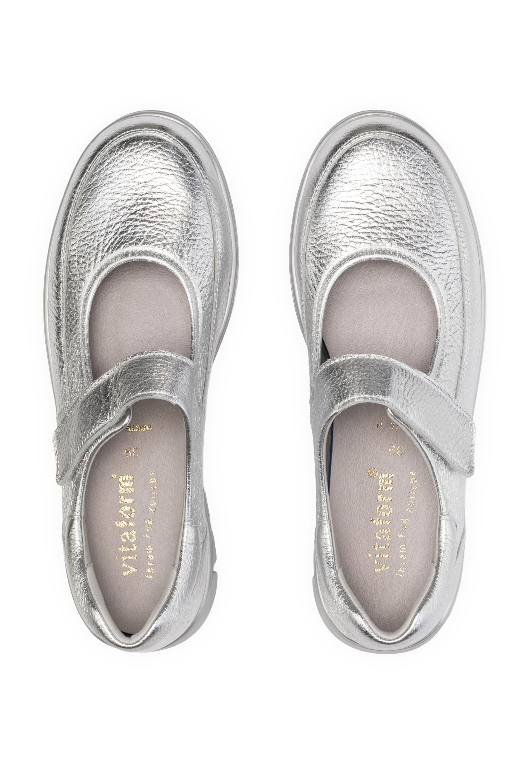 VITAFORM Mary-Jane Hirschleder Damen Weite H Supersoft