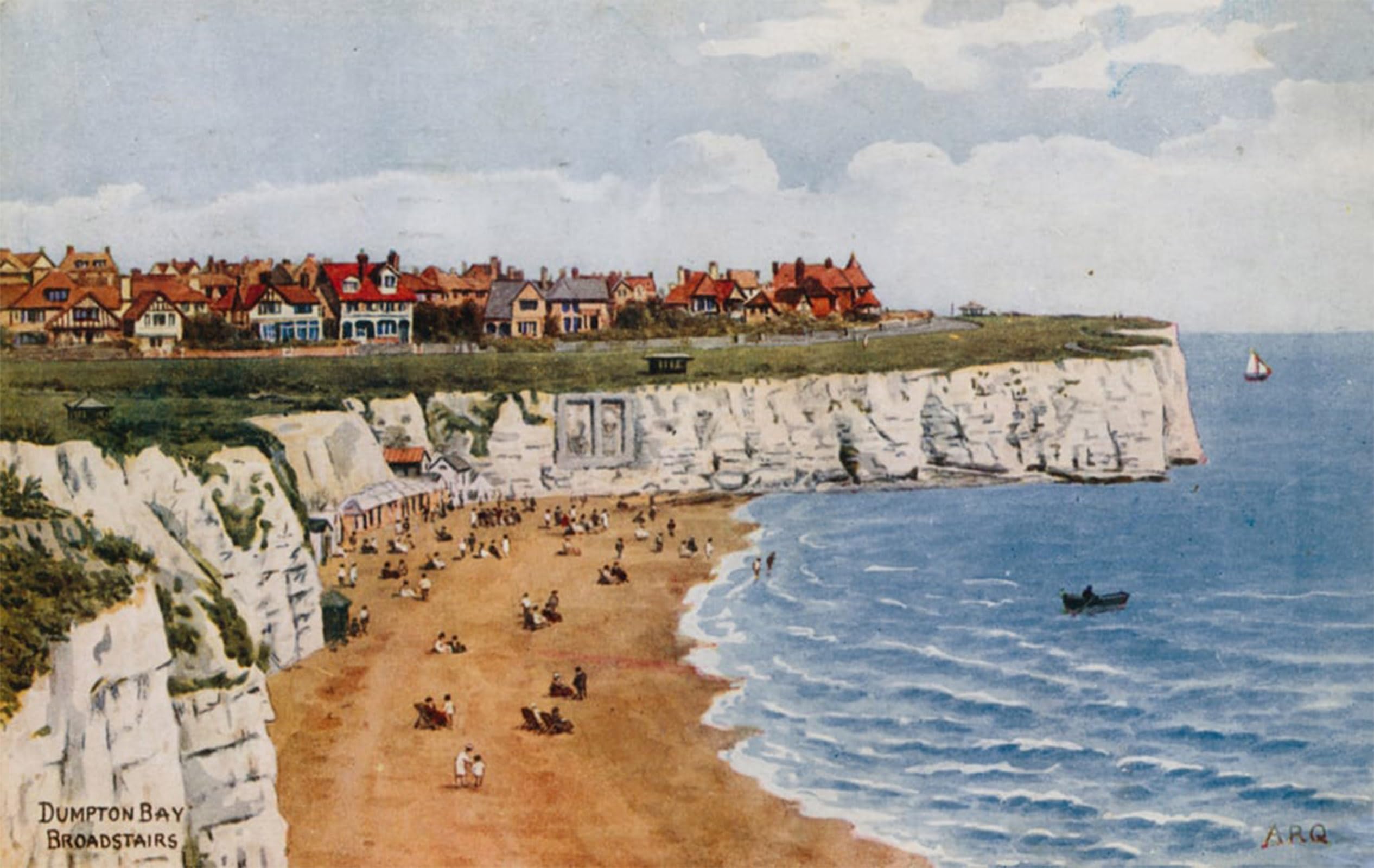 ARTXLXXBN Famous Painting Art Wall Decor Abstract Art Picture Dumpton Bay Broadstairs by Alfred Robert Quinton Animal Pictures for Home Decor 60x90cm