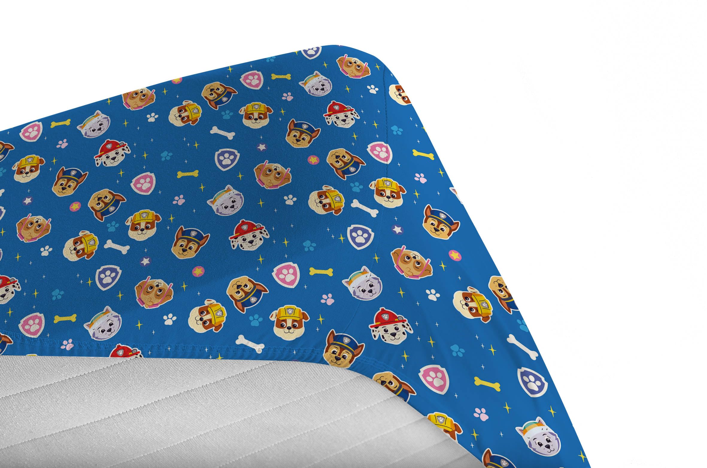 Paw Patrol 3 Piezas Funda Nórdica Cama 90 140x200 + Funda 63x63 + Bajera | Funda nórdica + bajera 90x190 | Microfibra Oeko-Tex secado rápido | Chase Marcus Skye Nickelodeon | 3-8 | Idea regalo