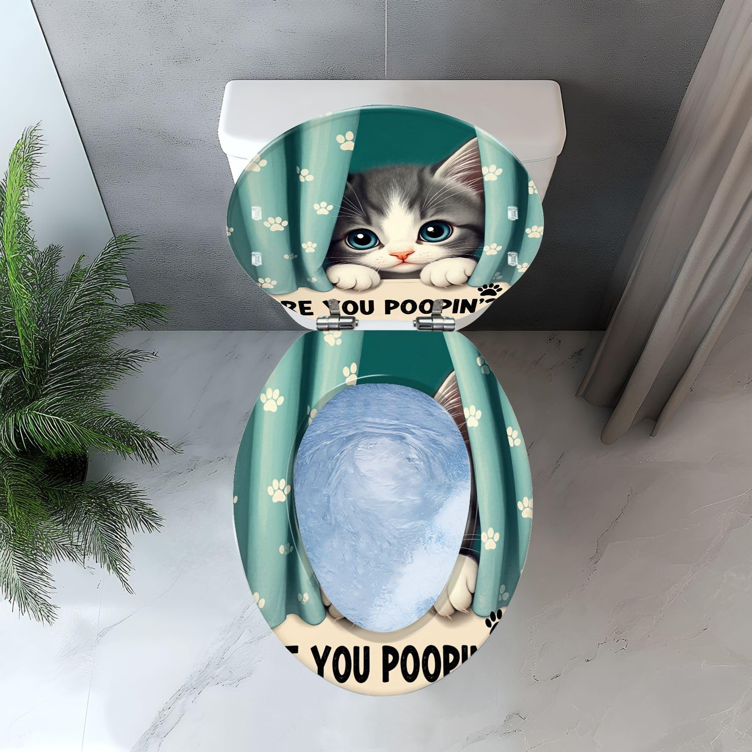 Sedile WC allungato generico per bagno domestico