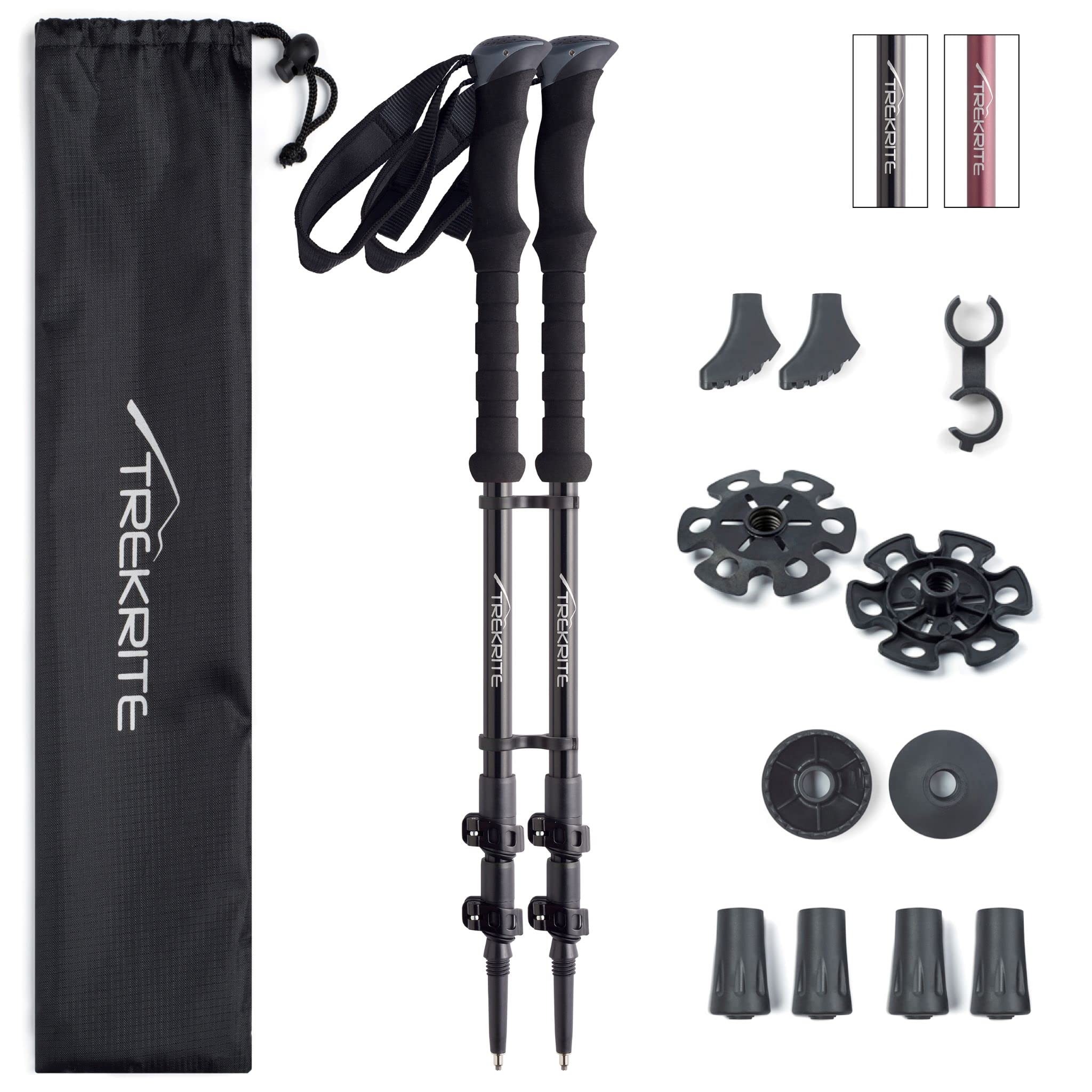 Buy Telescopic Walking / Hiking / Trekking Poles / Sticks Quicklock