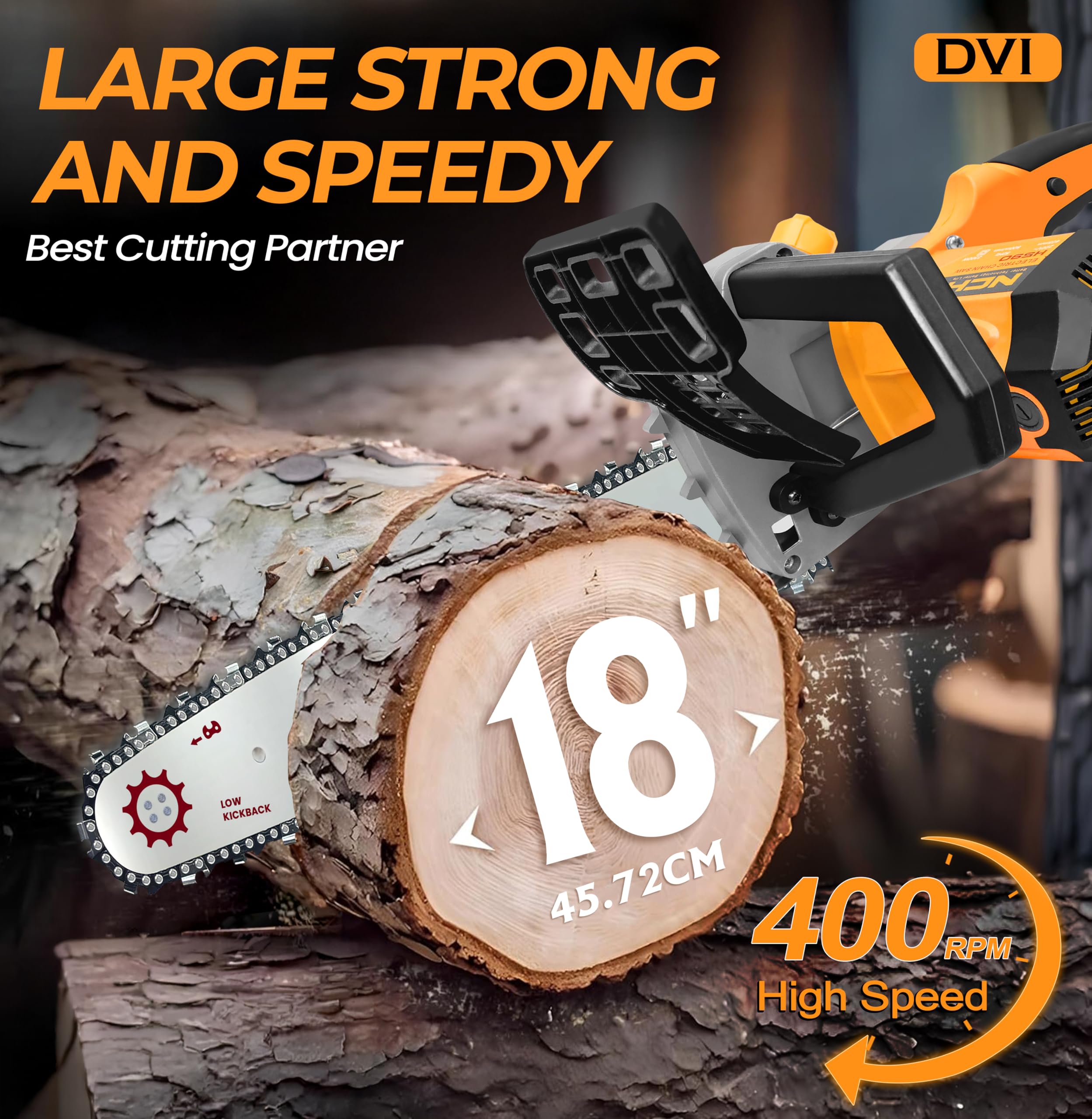 DVI Electric Chainsaw - Powerful & Easy to Use -4 DVI Electric Chainsaw - Powerful & Easy to Use -4