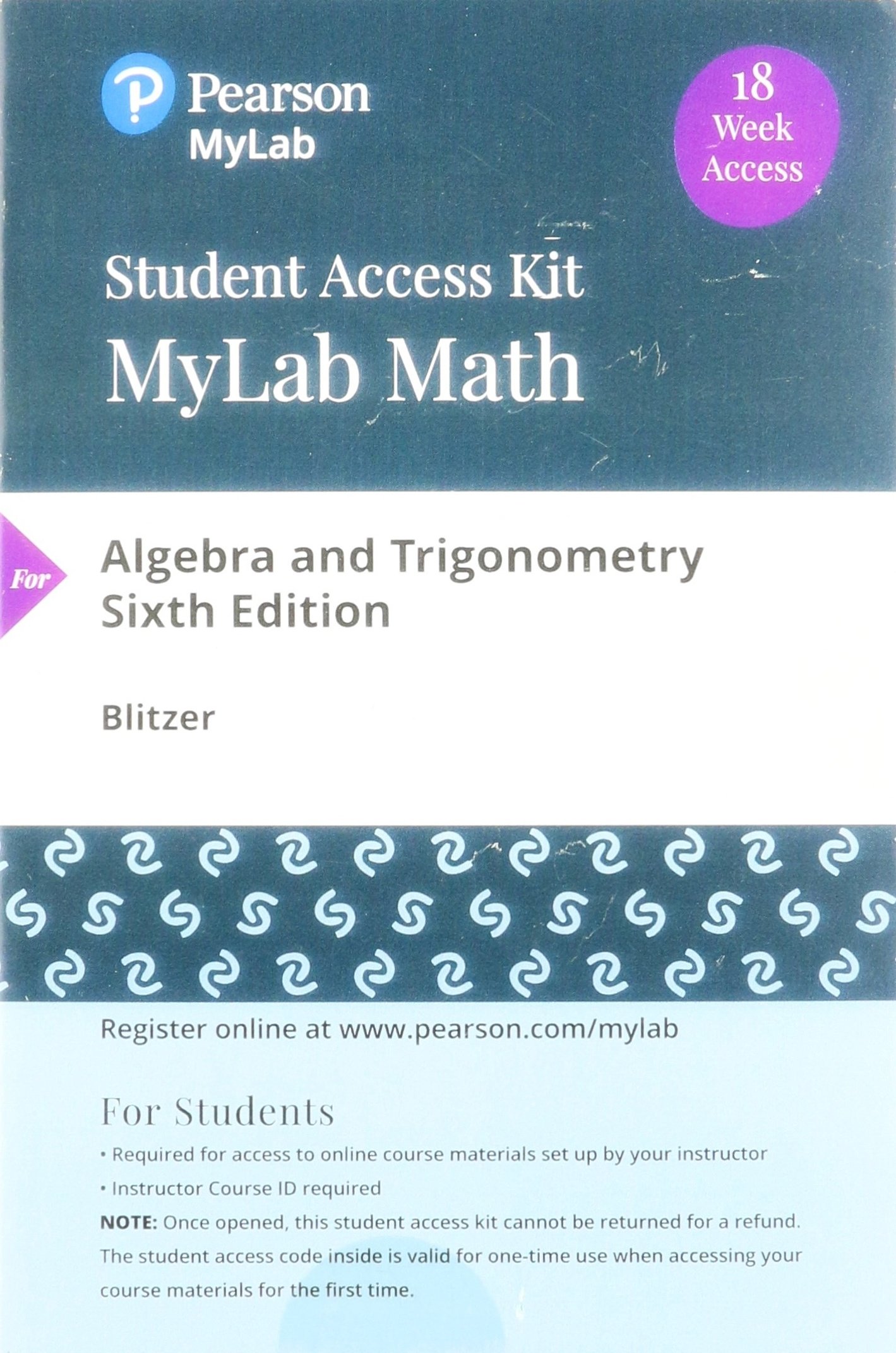 Georgia MyLab Math Access Code (up to 18-weeks) for Digital Success Algebra and Trigonometry