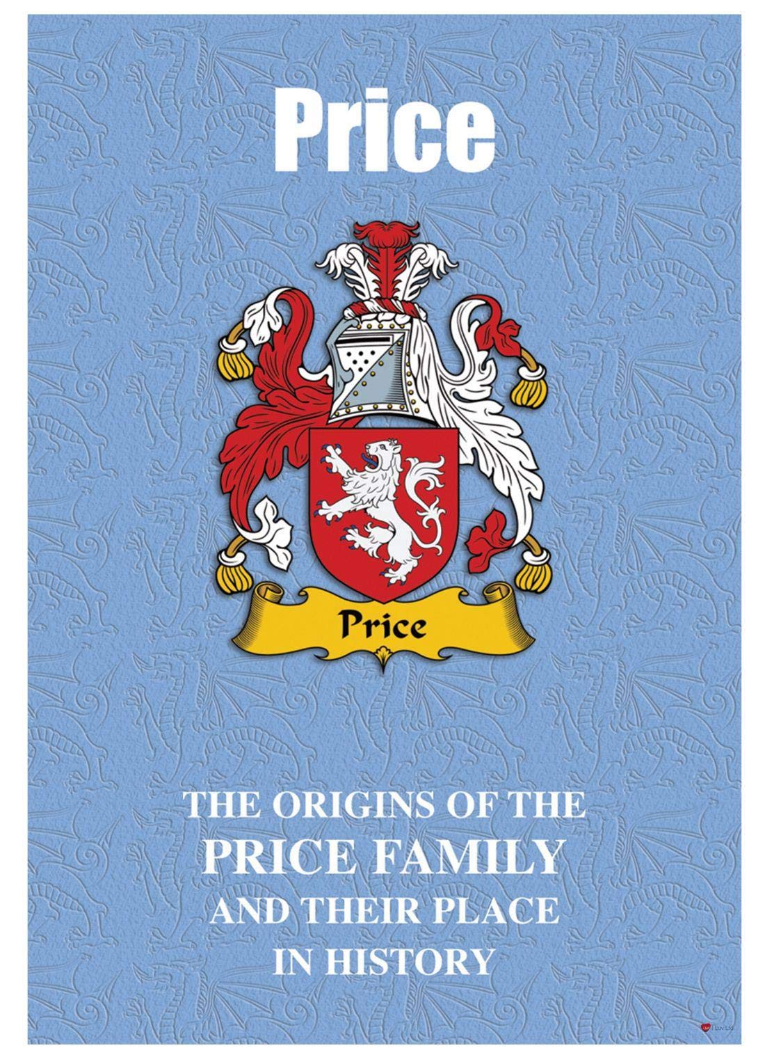 I LUV LTD Price Welsh Family Surname History Booklet with Brief Historical Facts