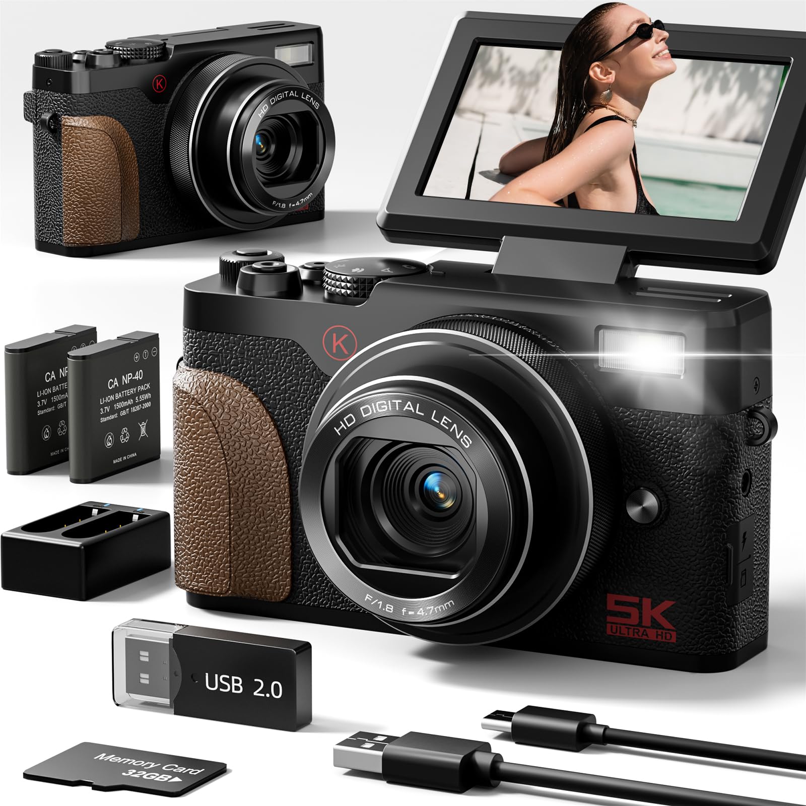 Amazon.com : NBD 5K Digital Cameras for Photography