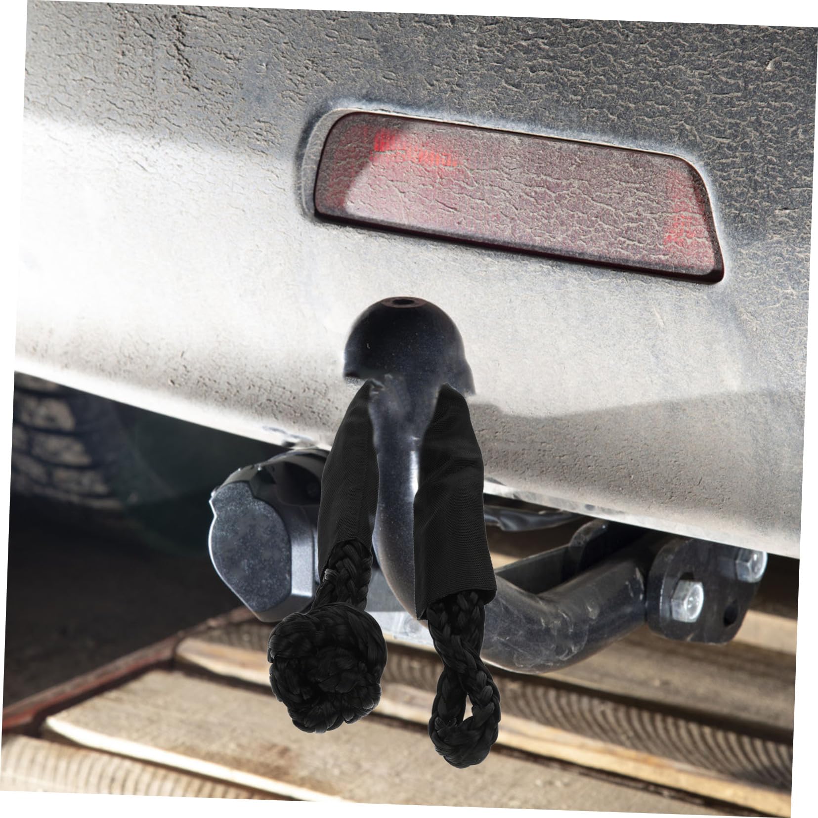 PRETYZOOM Car Flexible Shackle Winch Rope Lasso Straps Tow Straps Heavy Duty Towing Recovery Synthetic Cable Random Color