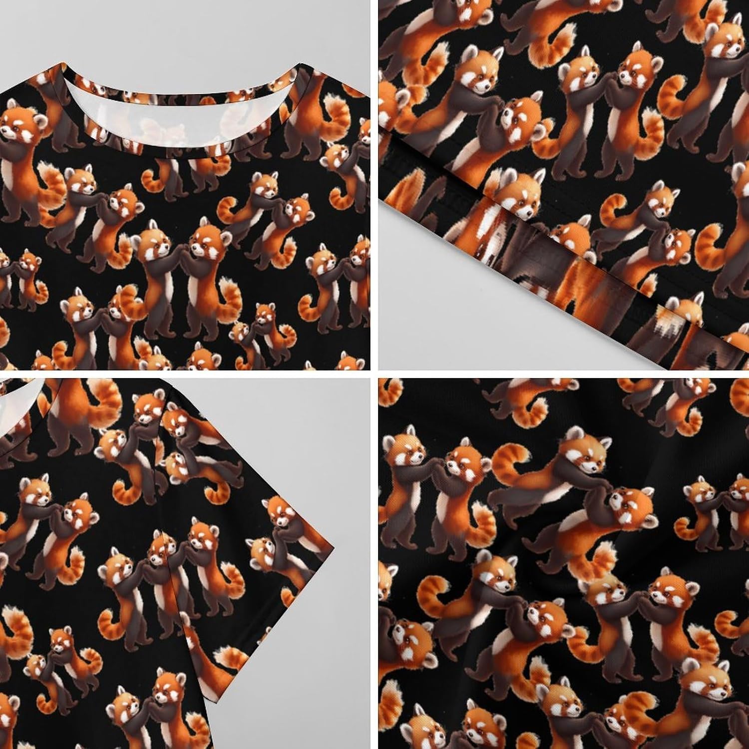 Redpanda Dance Nightgowns for Women Short Sleeve Sleep Dress Casual Sleepshirt Night Gowns Pajamas