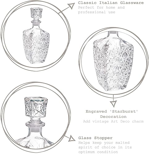 Miniatura 2 de Bormioli Rocco Verre à décanter Pour spiritueux Dedalo - 27.1 fl oz (28 oz)