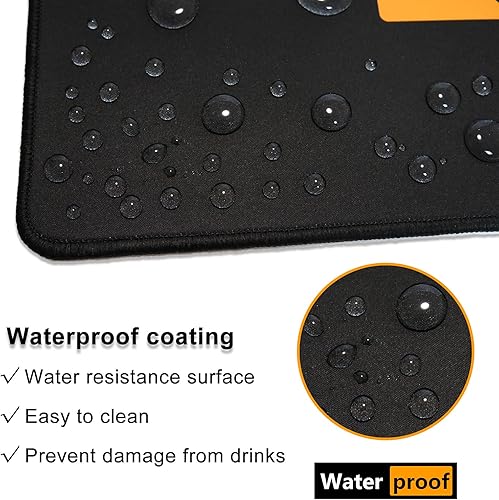 Miniatura 4 de Divertida alfombrilla de mouse, negra con base de goma antideslizante, alfombrilla de mouse pequeña para programadores de computadora de trabajo,