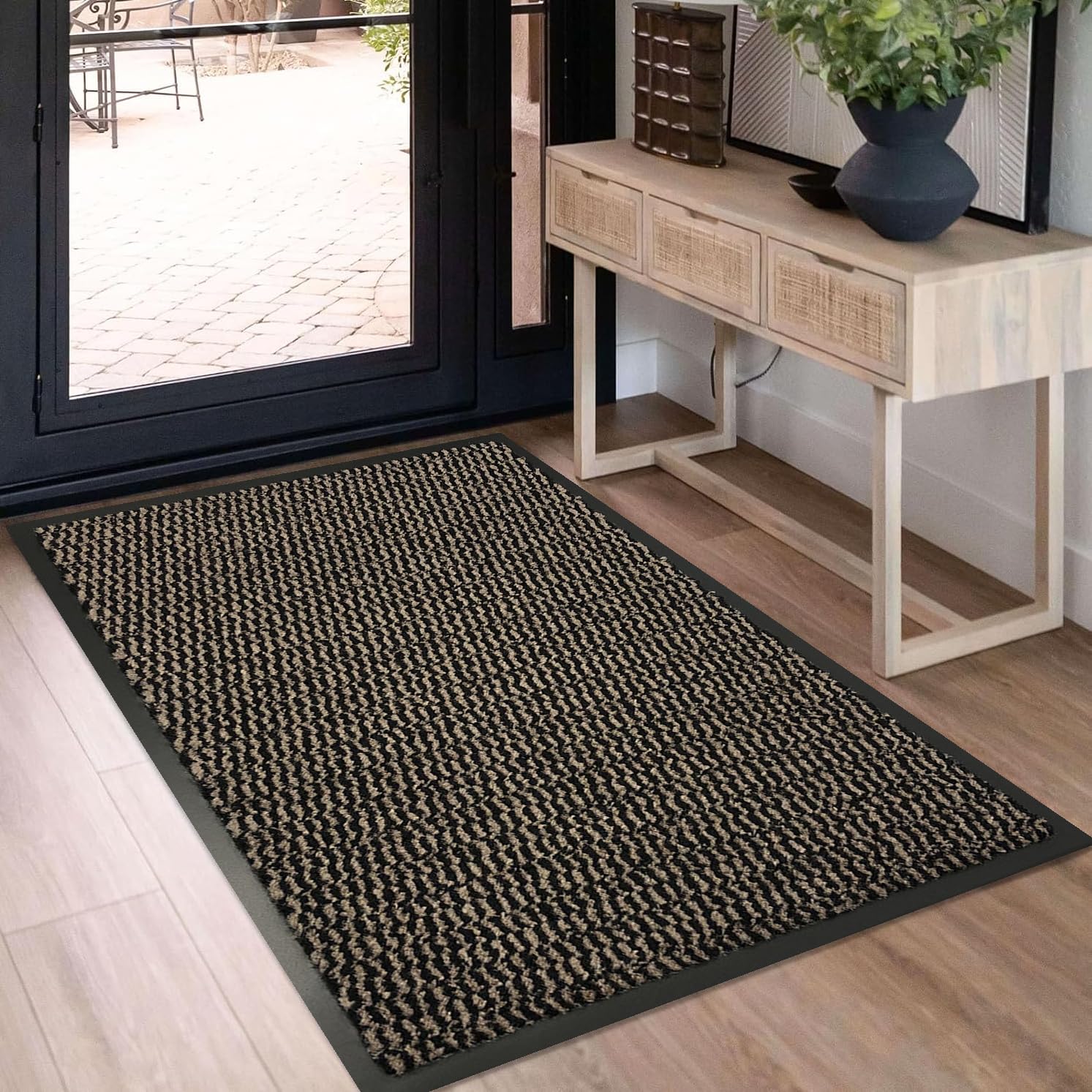 GULLAMBO Non Slip Heavy duty Extra Large carpet mats 150cm x 90cm Indoor-Outdoor for Living room Patio Backyards Farmyard Garden restaurants hospitals Offices Hotels Camping High Traffic Areas — image 1