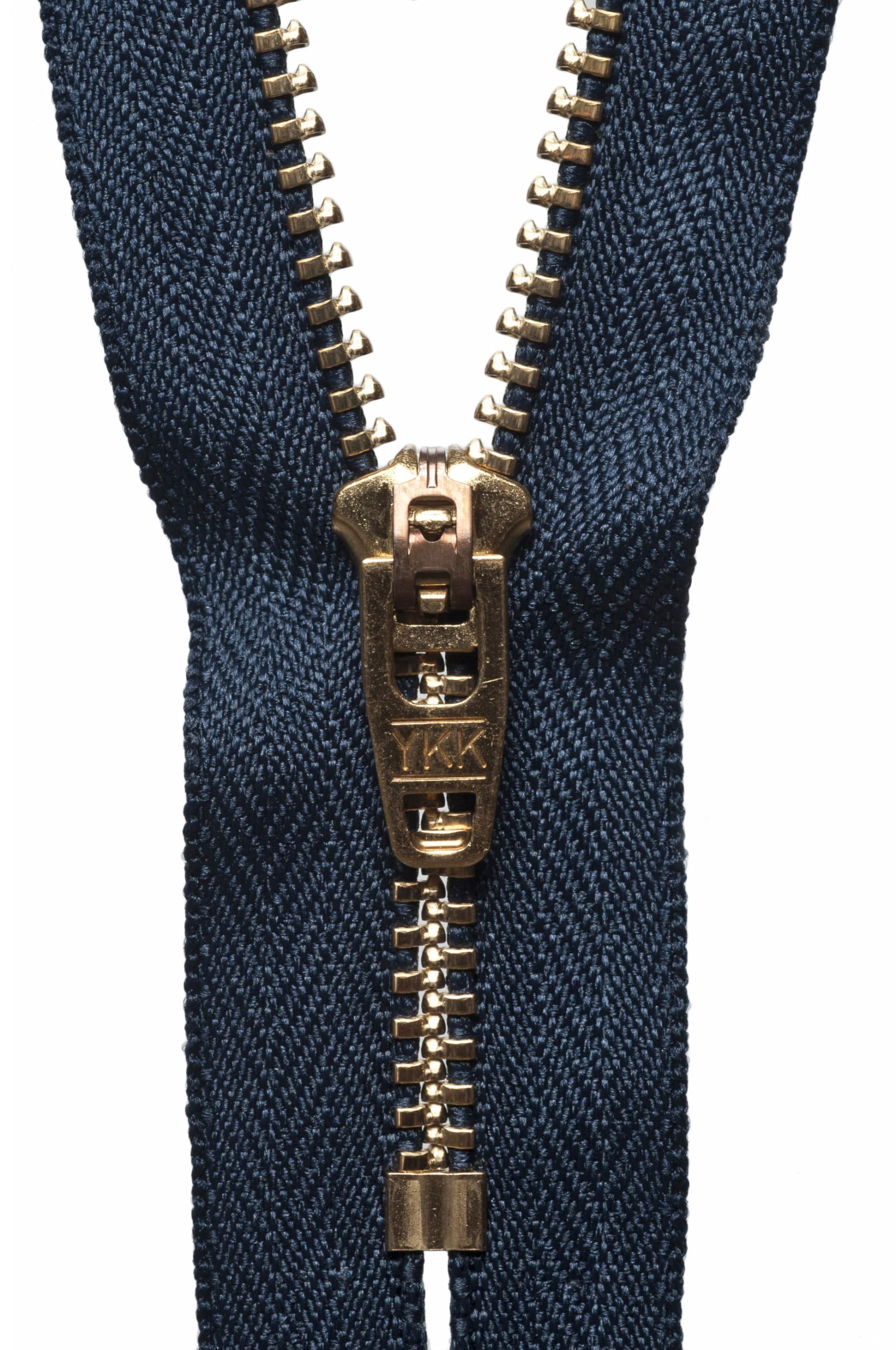Ykk No. 560 Dark Navy Semi-Auto Lock Zip, 13 Cm Length
