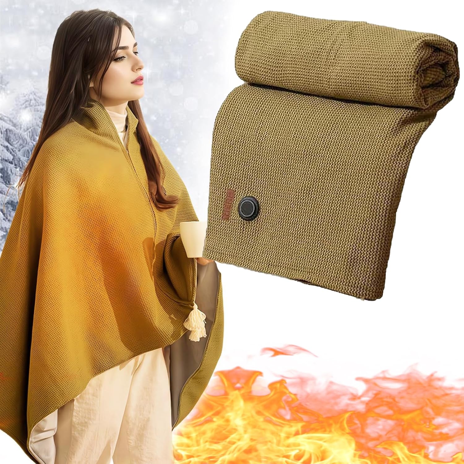 heated shawl amazon