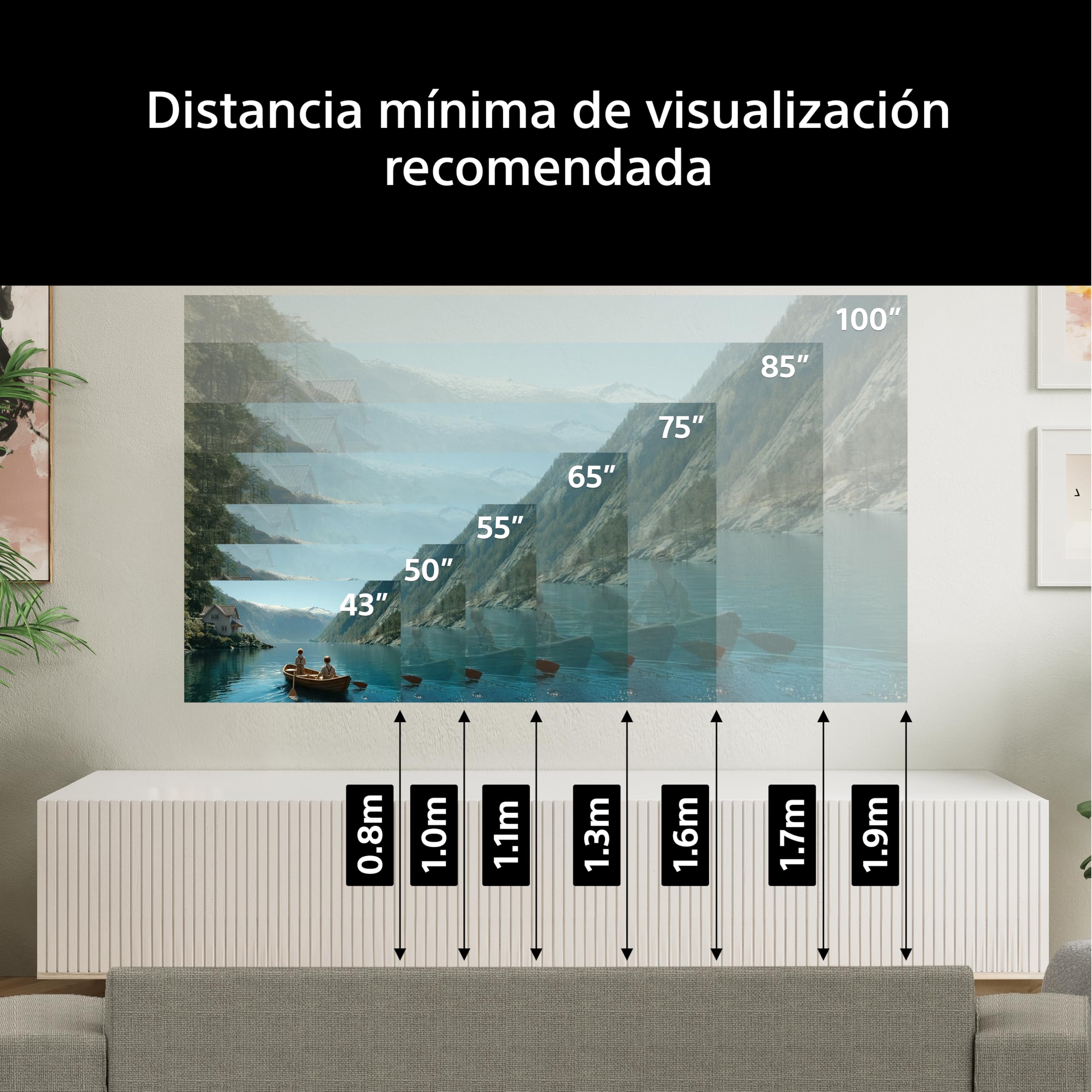 Sony BRAVIA 3 II 43 Pulgadas TV 4K Smart TV (Google TV), Procesador XR con Inteligencia Artificial, 120 Hz, Dolby Vision y Dolby Atmos, Compatible con PS5, 43XR32M2, Modelo 2026