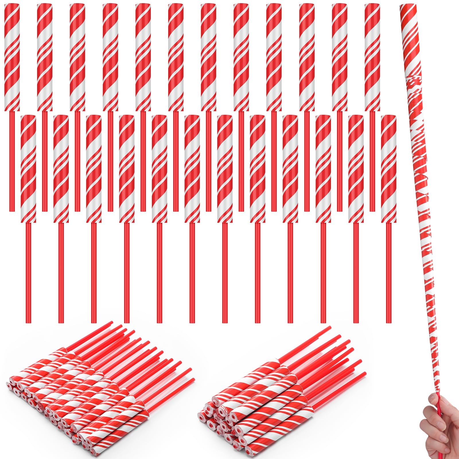Hollowfly 24 Pcs Christmas Chinese Yoyos Toys 8 " Paper Yoyos