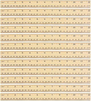 eBoot 12 Pack Wood Ruler Student Rulers Wooden School Rulers Office Ruler Measuring Ruler, 2 Scale (12 Inch and 30 cm)