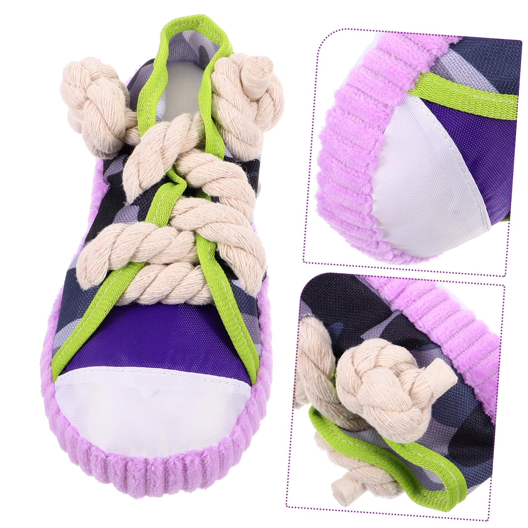 iplusmile Jouet à Mâcher Couineur pour Chien en Coton Résistant Taille Moyenne Jouet de Dentition pour Petits Chiots pour Animaux de Compagnie