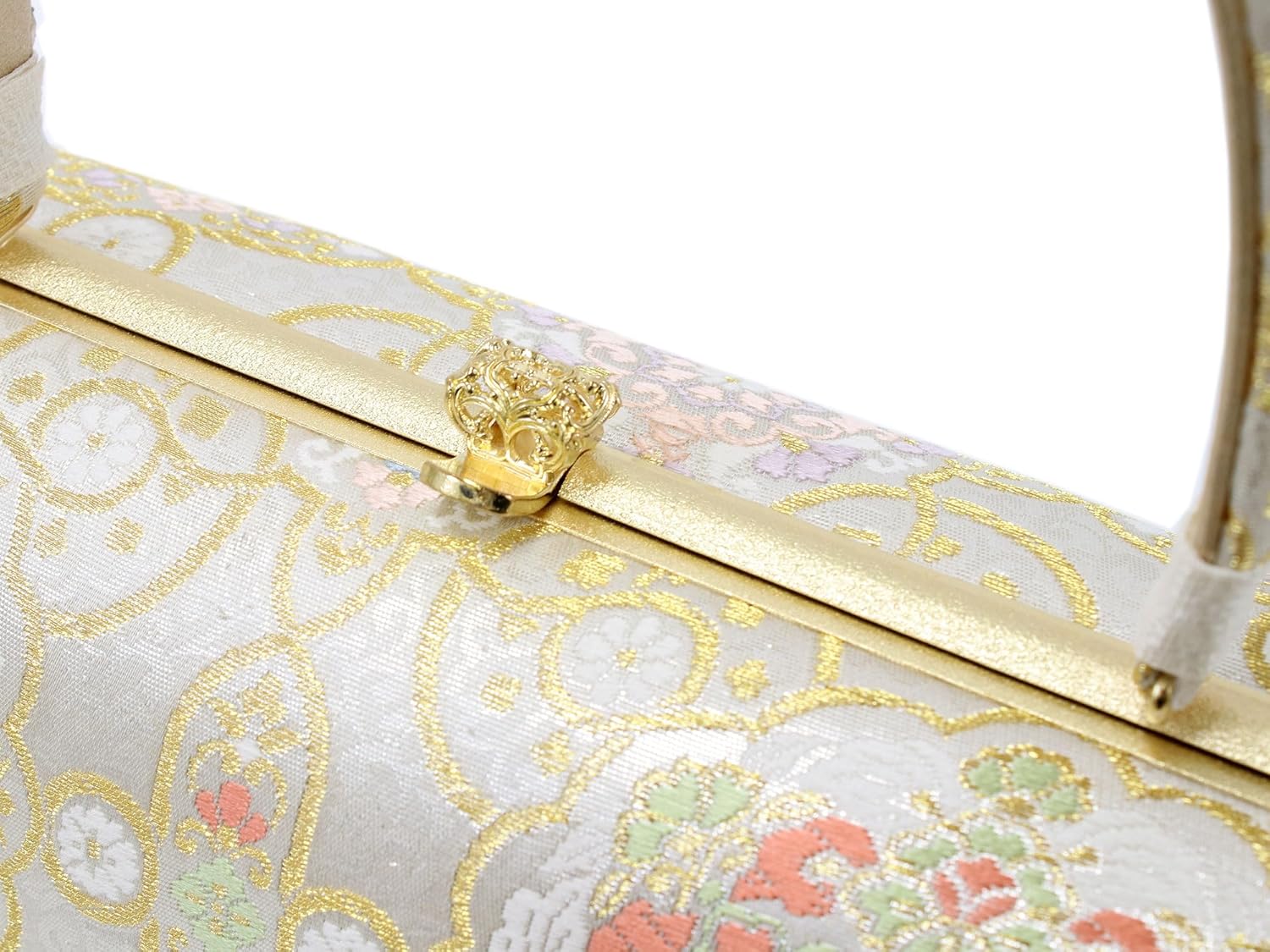 和想庵 正絹 本革 和装バッグ 刺繍 源氏香 トート 着物 和装小物 新品