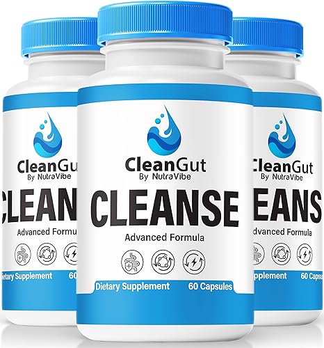 Paquete de 3 cápsulas Clean Gut, píldoras oficiales de CleanGut para mujeres, fórmula totalmente natural para apoyar la salud intestinal y el