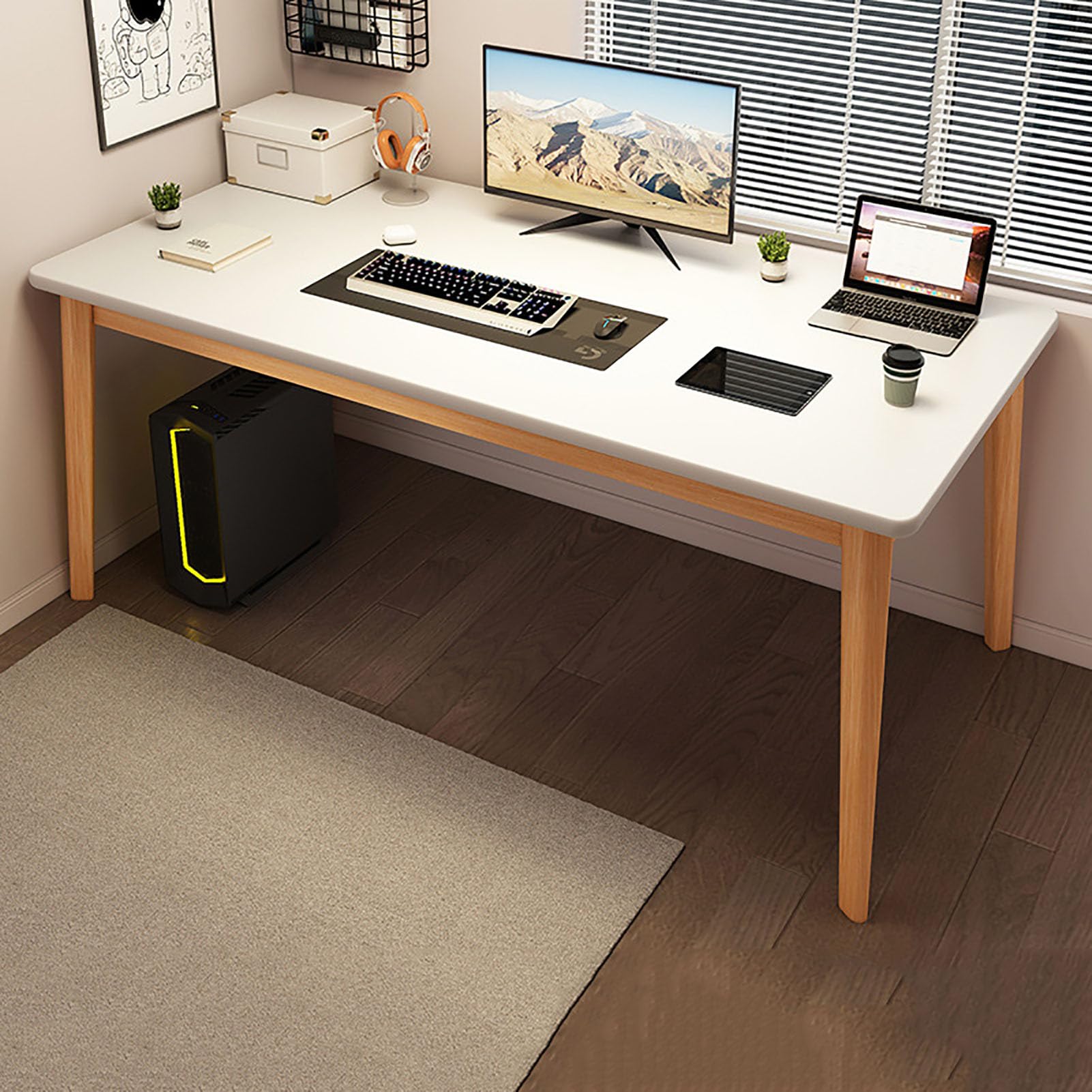 Bureau d'écriture pour ordinateur et gaming : la solution gain de place et stable