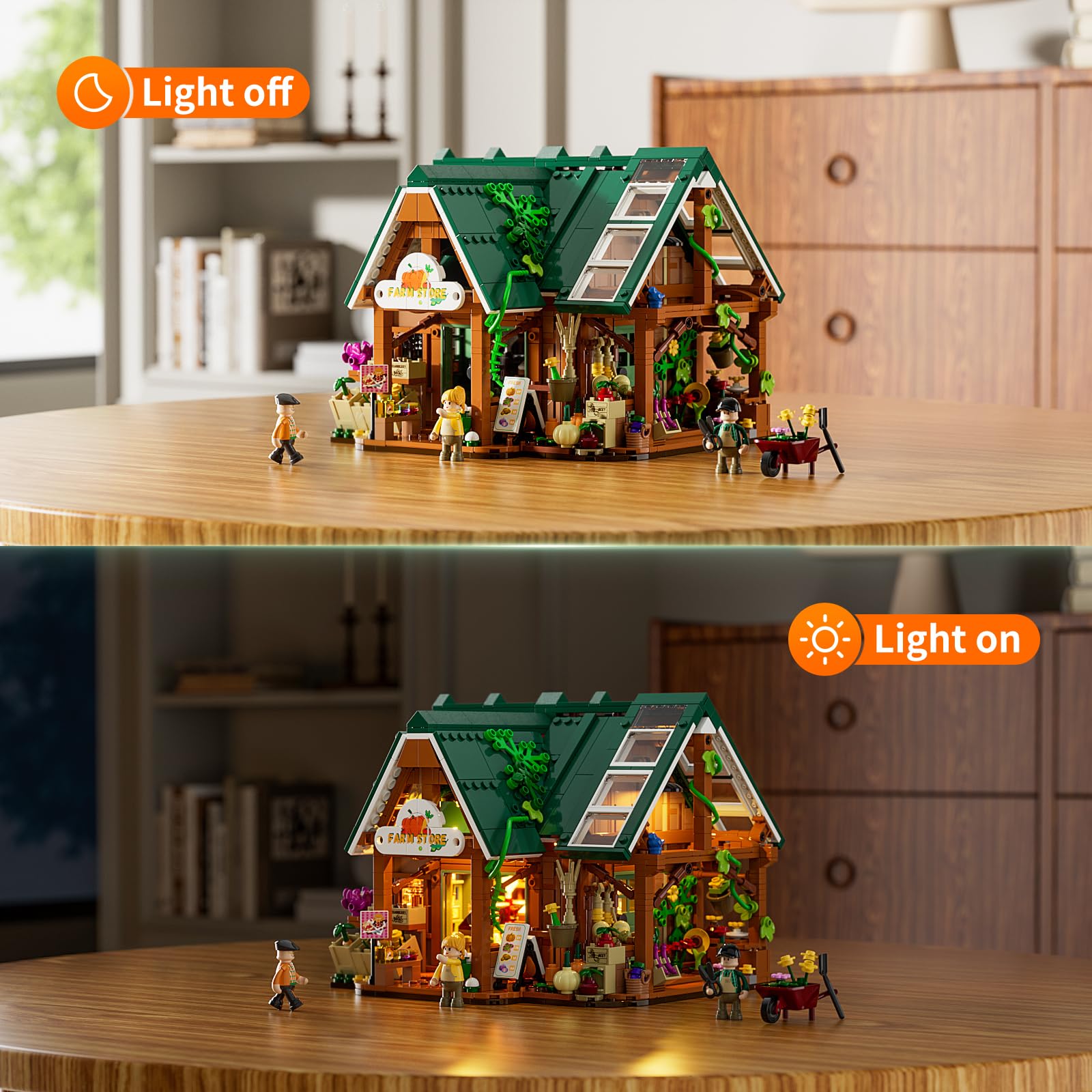 【未使用】 FARM HOUSE ドールハウス風 フォトフレーム ハンドペイント ドールハウス 【未使用】 FARM HOUSE ドールハウス風 フォトフレーム