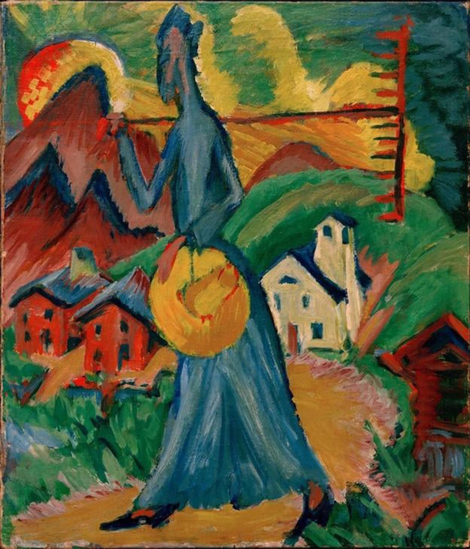 POSTERIIk Famous Animal Posters Vintage Picture Alpine life by Ernst Ludwig Kirchner Modern Wall Decor for Home Decor 60x90cm