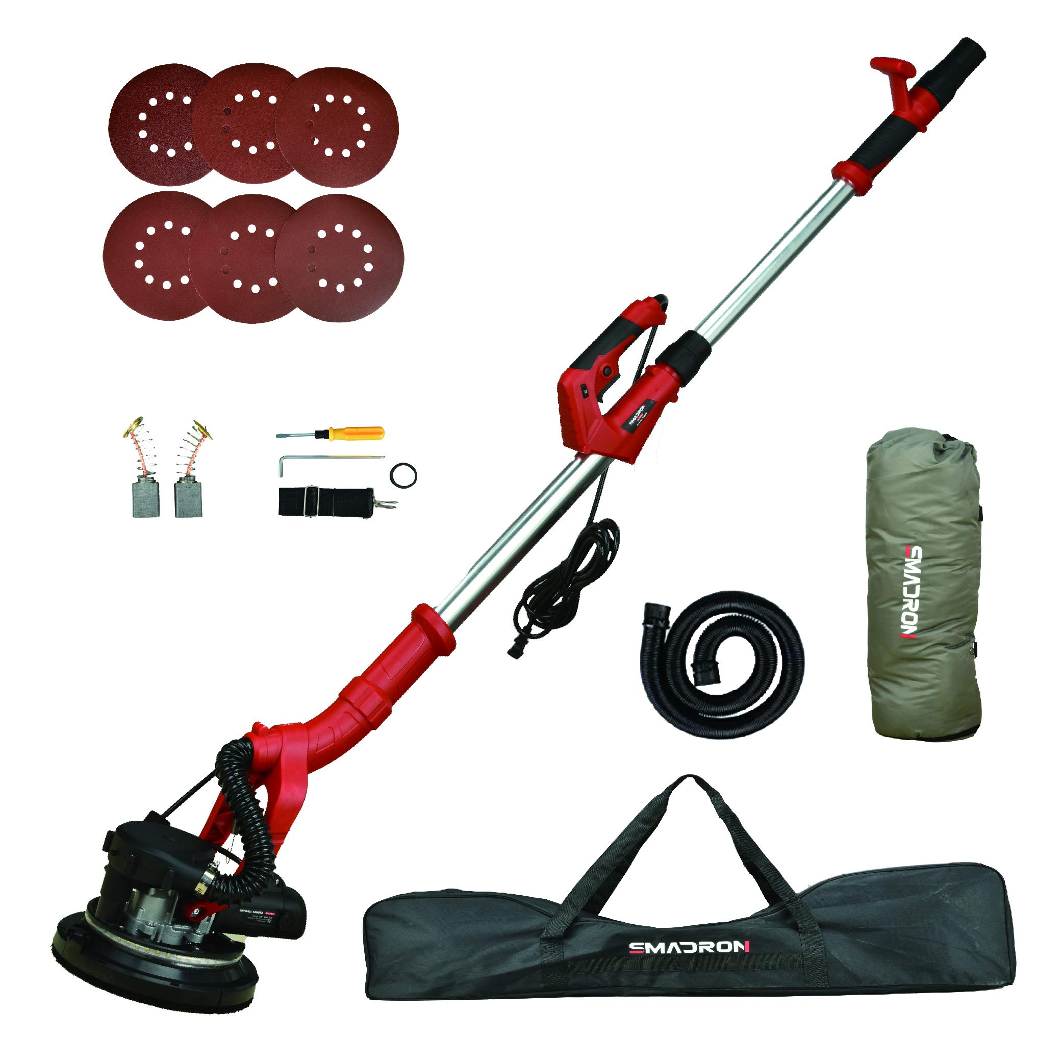 Buy Drywall Sander, SMADRON 6A 750W Wall/Ceiling Sander With Vacuum