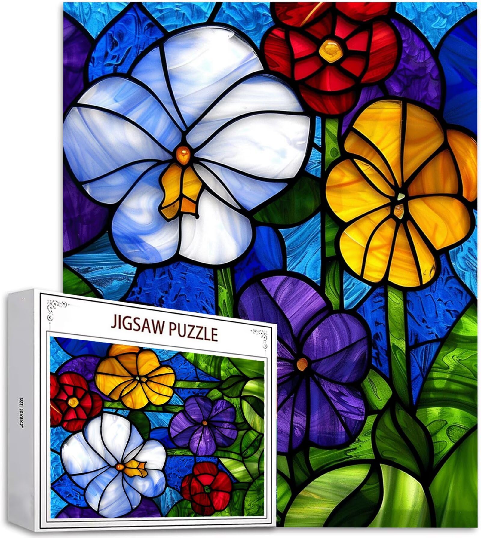 Puzzle 2000 Pezzi, 3 4 5 Anni Puzzle Colore 6 7 8 Anni Giochi Educativi Sostenibili Con Motivi Per Adulti Da Gioco in Legno Di Alta Qualità Jigsaw Fiore per Gioco Familiare, 2026 Regalo Natale H-8033