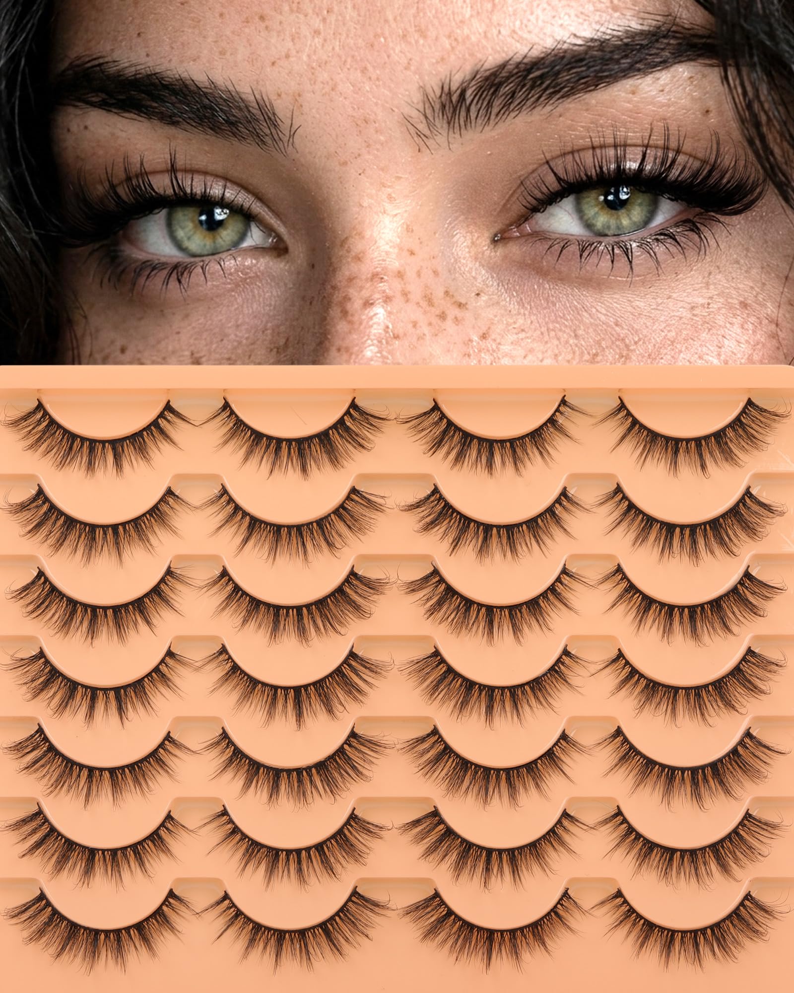 Photo 1 of ALICROWN HAIR False Eyelashes - Wispy, Natural Look