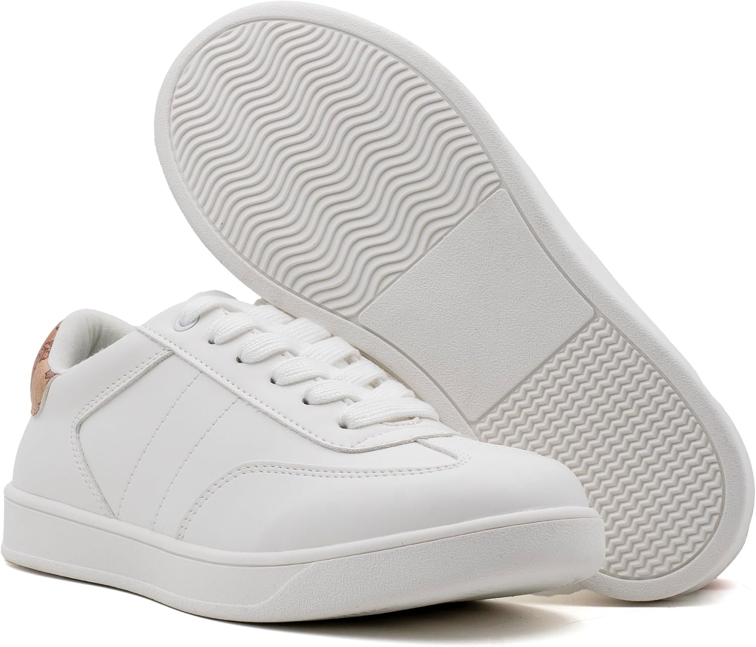 Women's Lace Up Trendy Sneaker Classic Fashion Low Top Walking Shoes - Picture 73 of 109