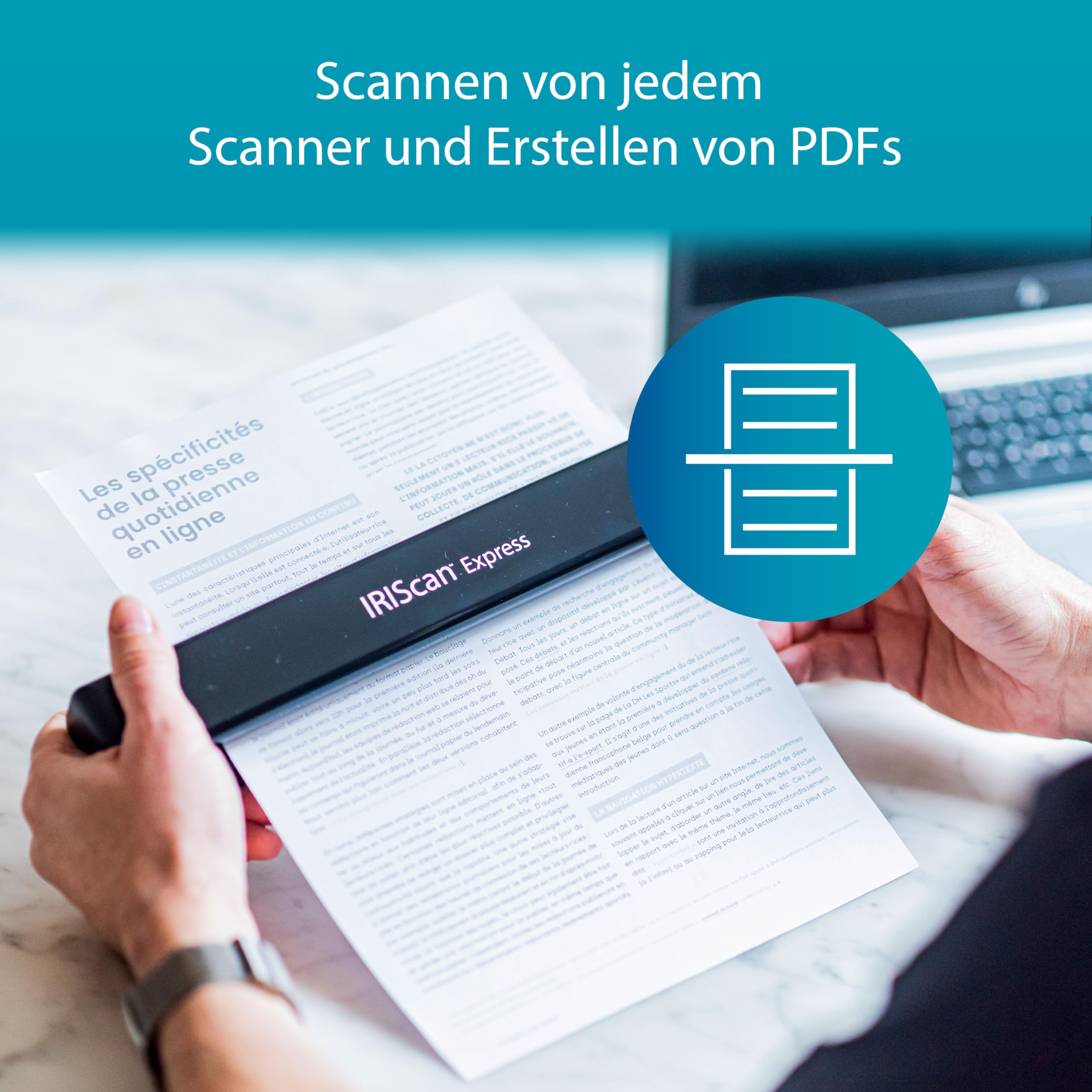 Readiris PDF Standard PDF-Software für Windows 11 mit Dauerlizenz, PDFs bearbeiten, konvertieren, kommentieren und schützen, ideal für Büros und Home Offices