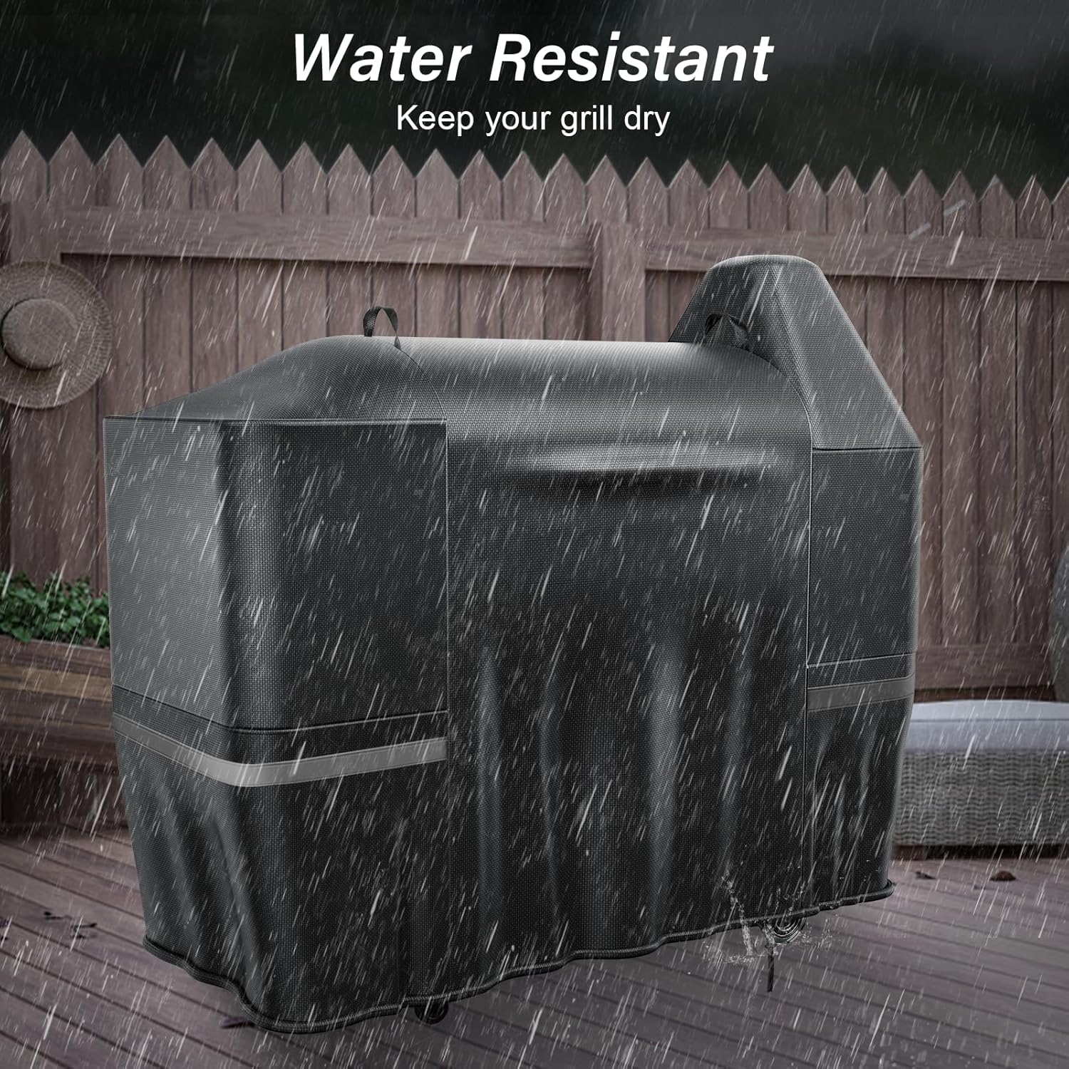 Utheer Grill Cover for Pit Boss Austin XL/Rancher XL, Z Grill 1000, 1100, 1100 Pro, 1000S, 1000SC, 1000Sq, 1000SC2, 1150 1500 Series Wood Pellet Grill, 600D Heavy Duty Waterproof, UV Protection Cover