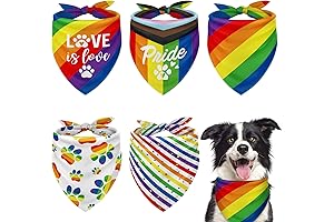 Whaline Rainbow Dog Bandanas: Show Your Pet’s Pride