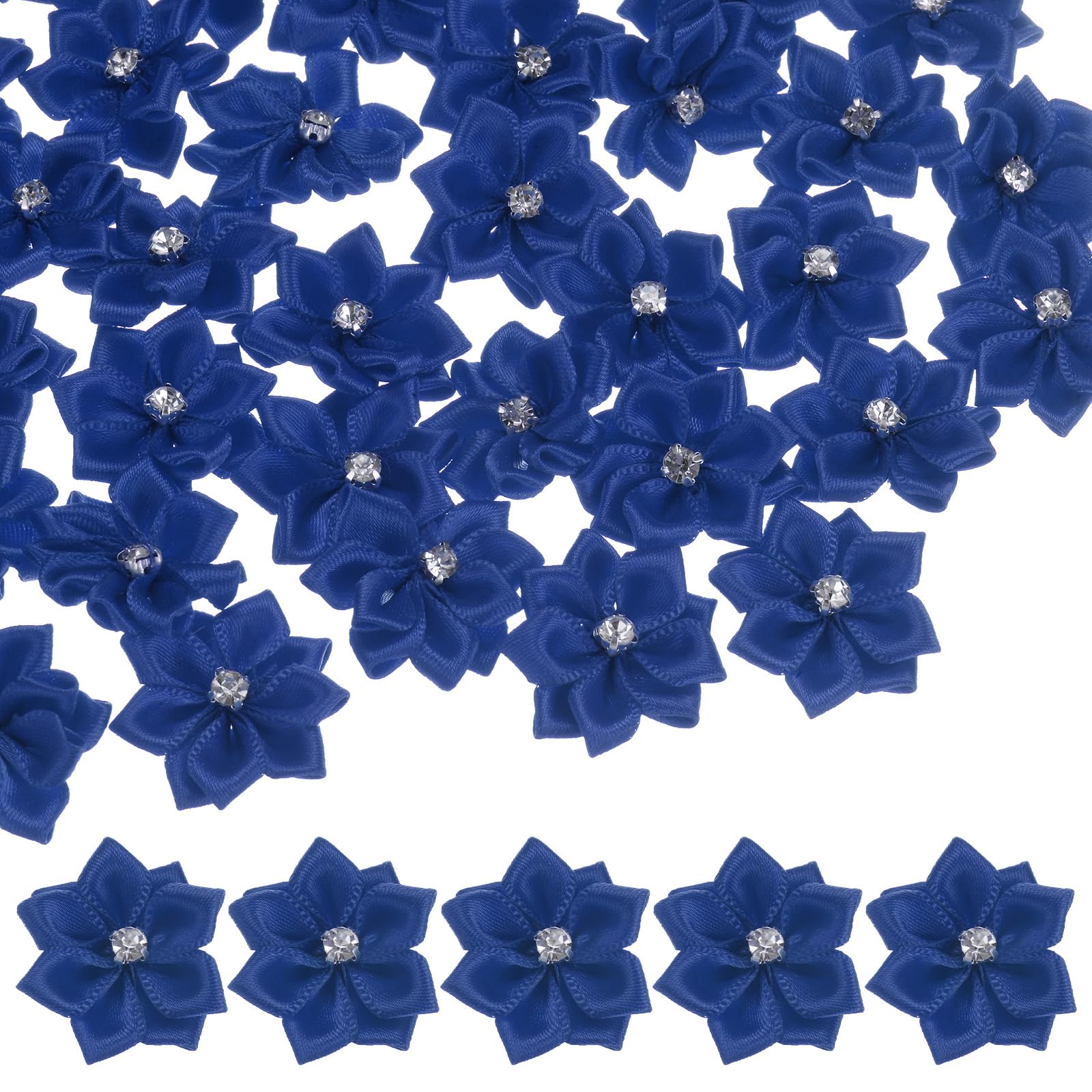 M METERXITY 150-pack Satin Ribbon Flowers