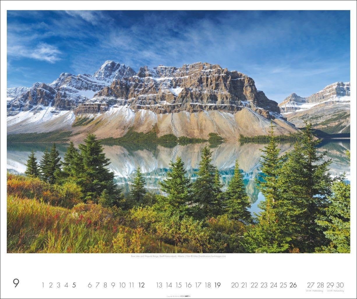 Kanada Kalender 2027 - Der Ruf der Wildnis: Der Ruf der Wildnis. Großer Foto-Wandkalender mit faszinierenden Bildern der kanadischen Weite. 55 x 46 cm. Querformat