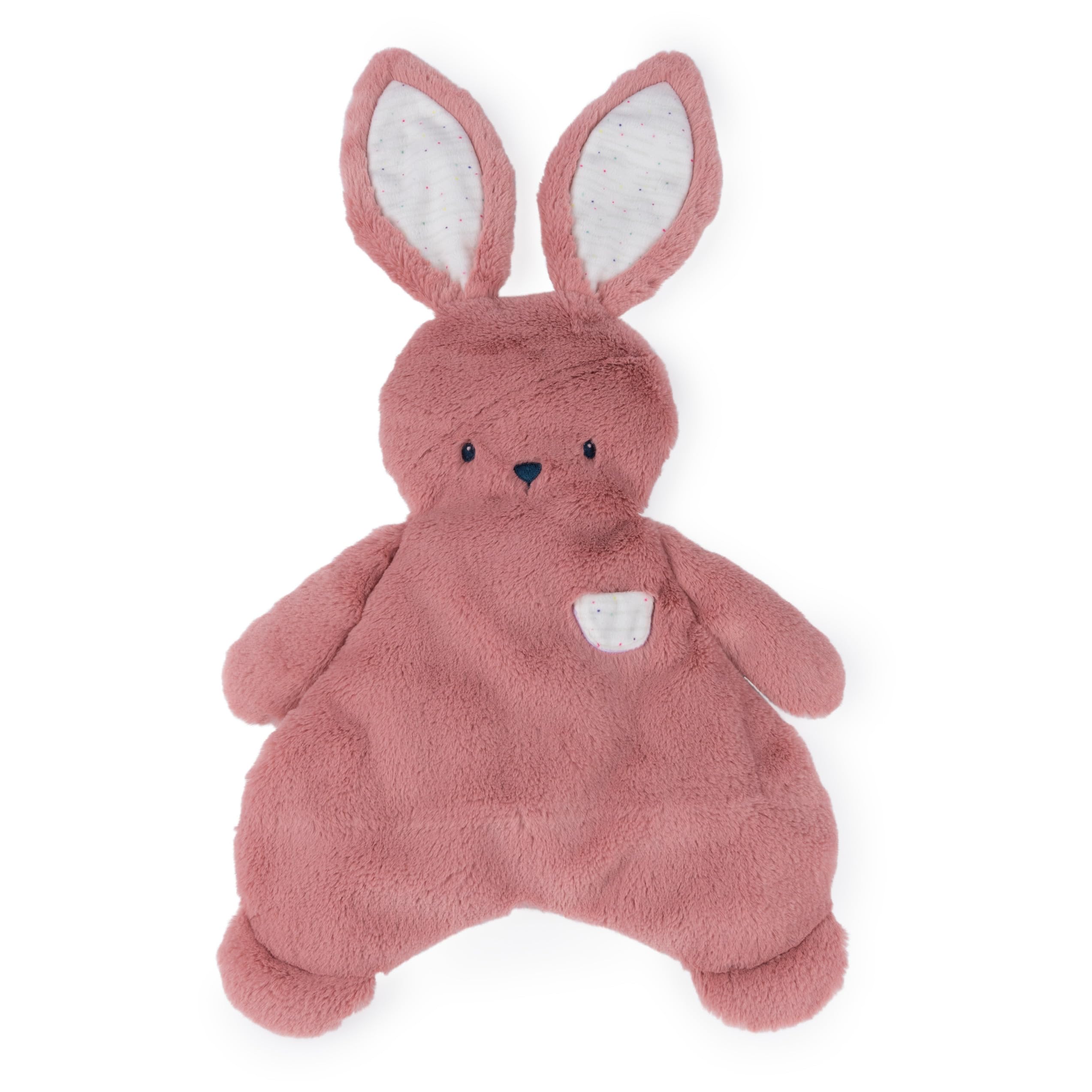 Baby GUND Oh So Snuggly Bunny Lovey, Morbida Coperta di Peluche per Neonati e Neonati, Rosa Cipria