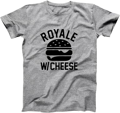 Amazon.com: Funny Threads Outlet Royale with Cheese - Camisa para hombre :  Ropa, Zapatos y Joyería