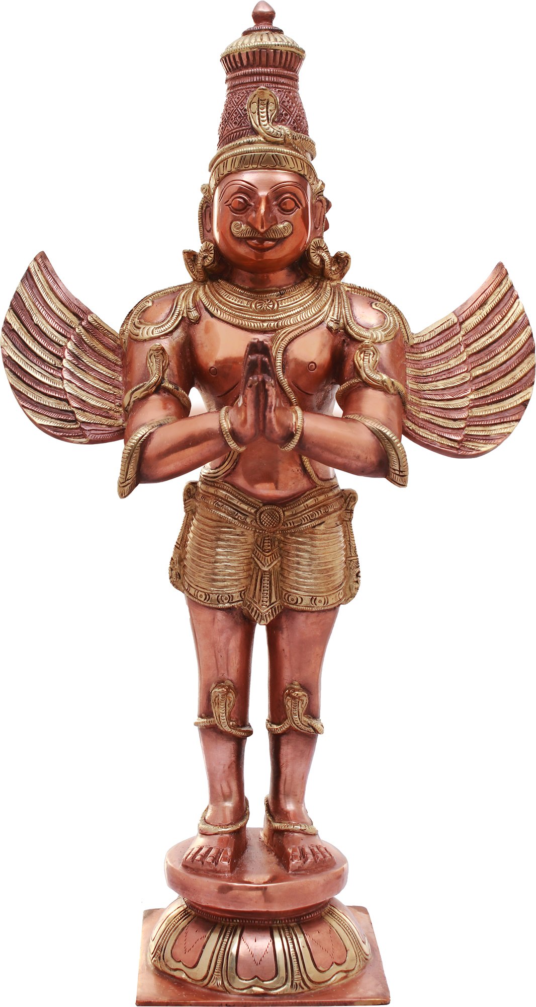 インド　真鍮像　アンティーク Amazon.co.jp: エキゾチックインディアGaruda – 真鍮Statue