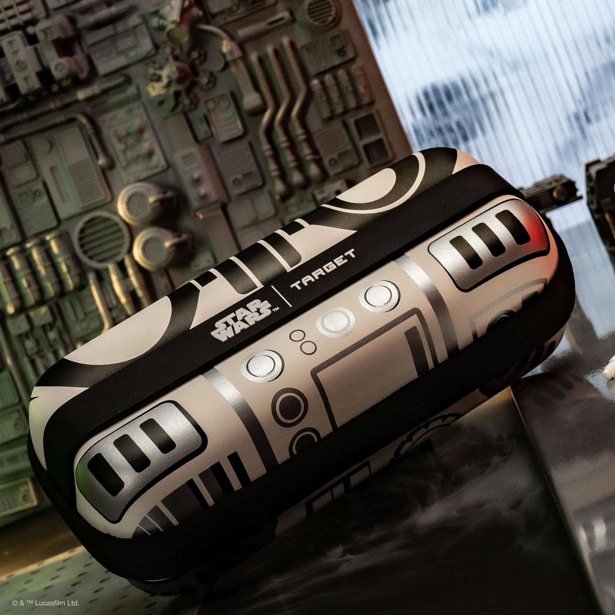 Target Darts Star Wars Stormtrooper Boa Cartera | Storm Trooper Estuche para Dardos Diseño Imperial, Compartimento para Puntas Swiss Point, Carcasa Rígida y Organizador Accesorios