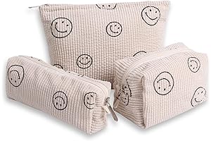 Multipurpose Smiley Face Pencil Pouch