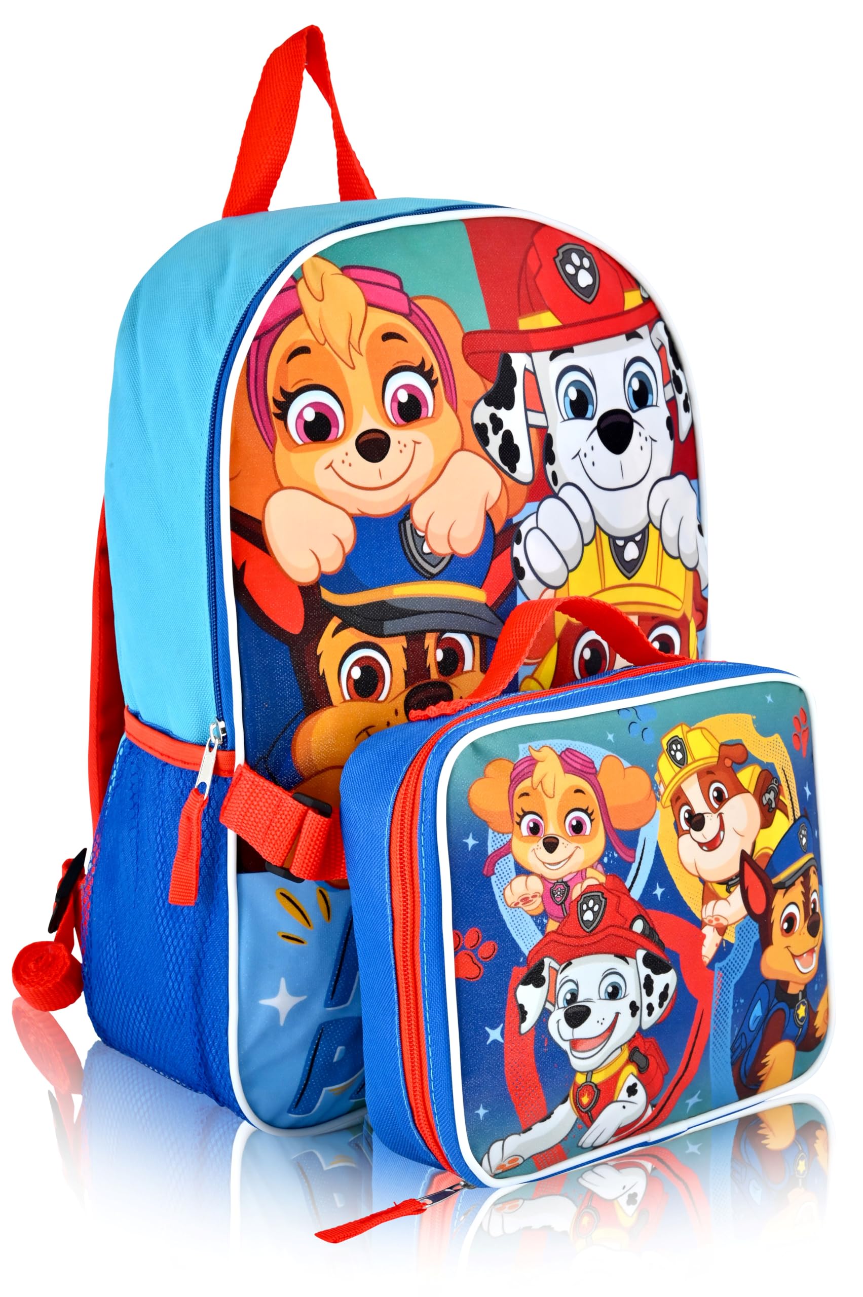 Disney Backpack for School and Lunch Box for Kids | Kids Knapsack and Insulated Lunch Bag Lunch Box for Girls, Boys, Toddlers