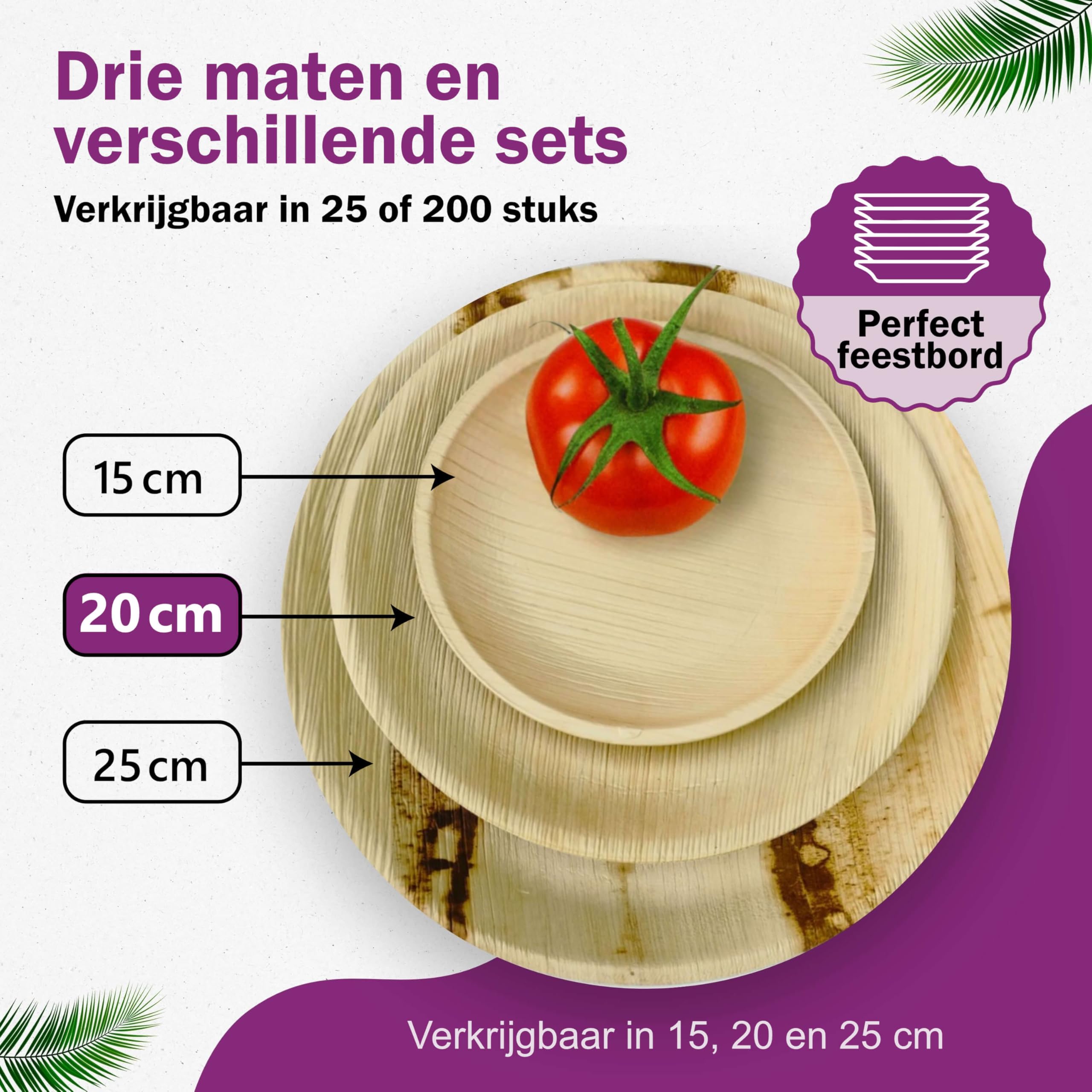 Disposable Bagastro bordje vierkant - Online bestellen - Trend Decor