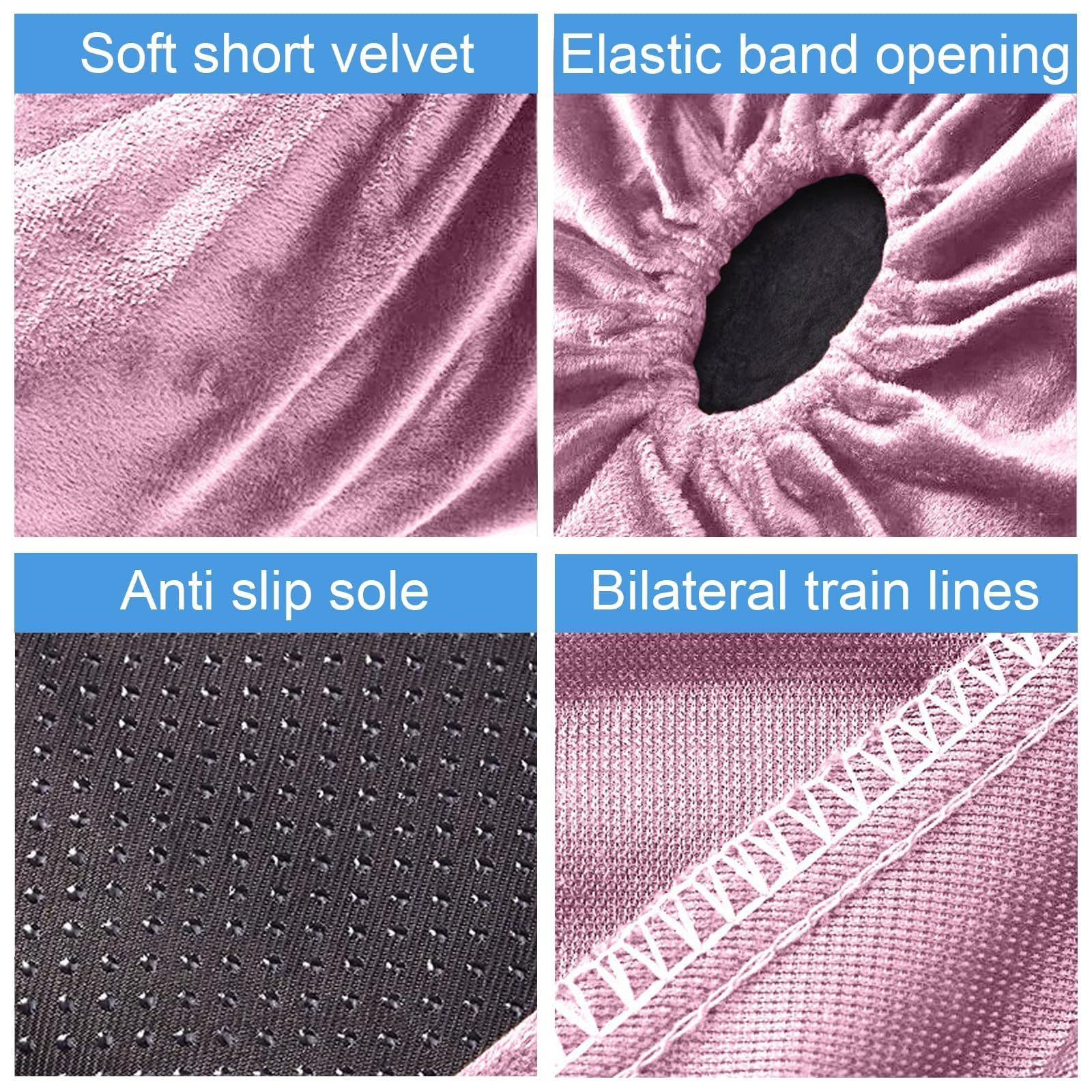 4 Paires Couvre-Chaussure RéutilisablesAntidérapantes Surchaussures