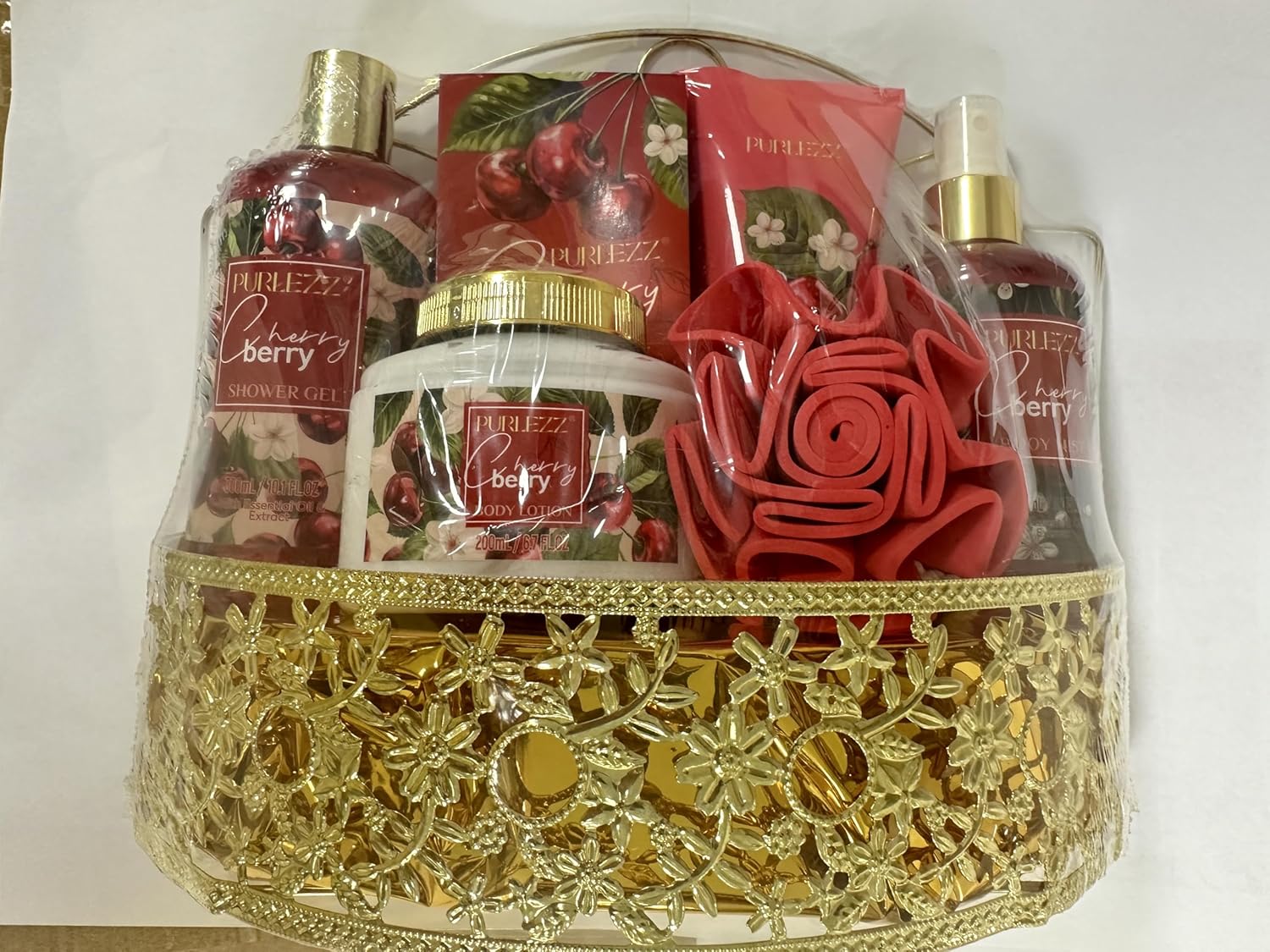 Home Spa Gift Basket, Bath Spa Kit for Women, with Body Lotion, Bath Gift Set for Mother, Wife Her, Cherry Fruit Scent Spa Kit Baskets For Women – Luxury Bath Set Spa set Kit Home Spa Gift Basket, Bath Spa Kit for Women, with Body Lotion, Bath Gift Set for Mother, Wife Her, Cherry Fruit Scent Spa Kit Baskets For Women – Luxury Bath Set Spa set Kit