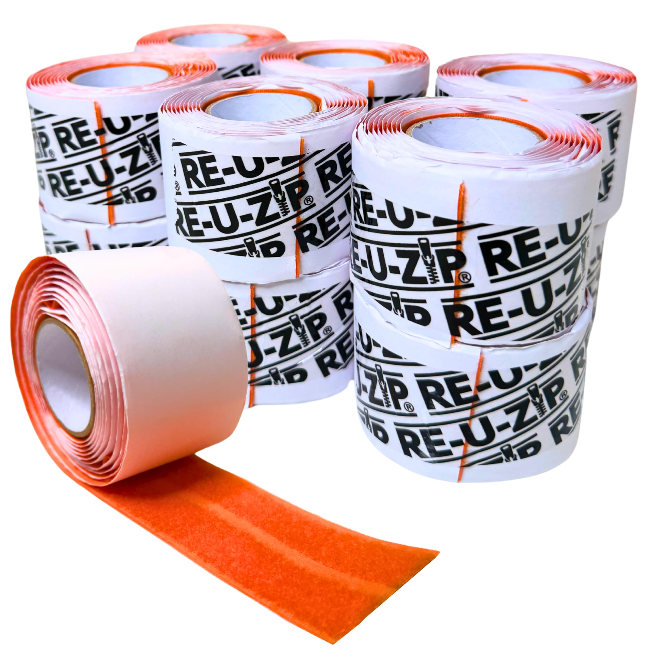 RE-U-ZIP Tiras de montaje, 12 unidades