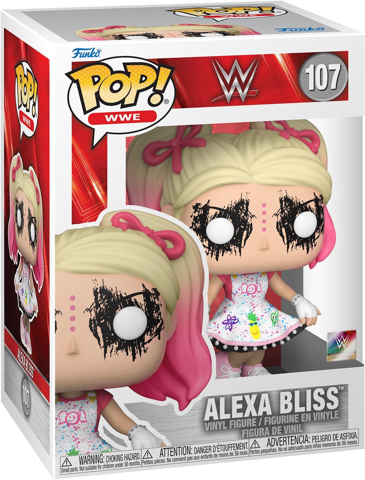 Pop! WWE: Alexa Bliss - Wrestle Mania 37 with Chase (Styles May Vary)