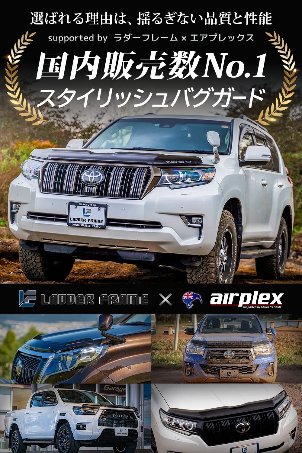 Amazon.co.jp: Airplex（エアプレックス）バグガード ハイラックス
