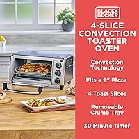 Vista 9 de BLACK+DECKER TO1313SBD Toaster Oven, 15.47 Inch, Silver